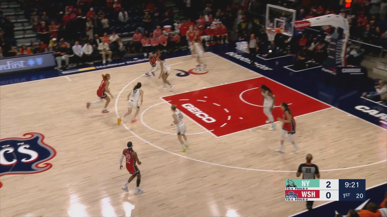 Washington Mystics Top Plays vs. New York Liberty