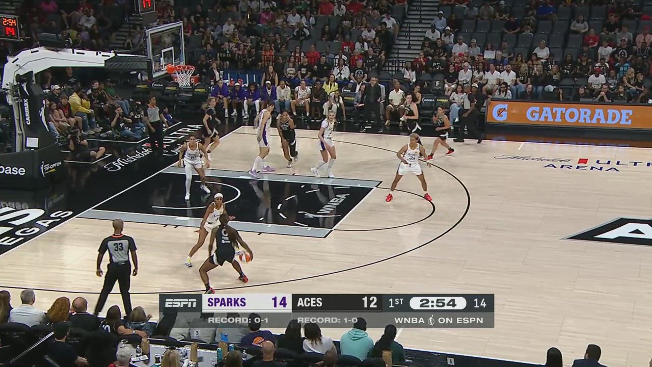 Las Vegas Aces Top Plays vs. Los Angeles Sparks