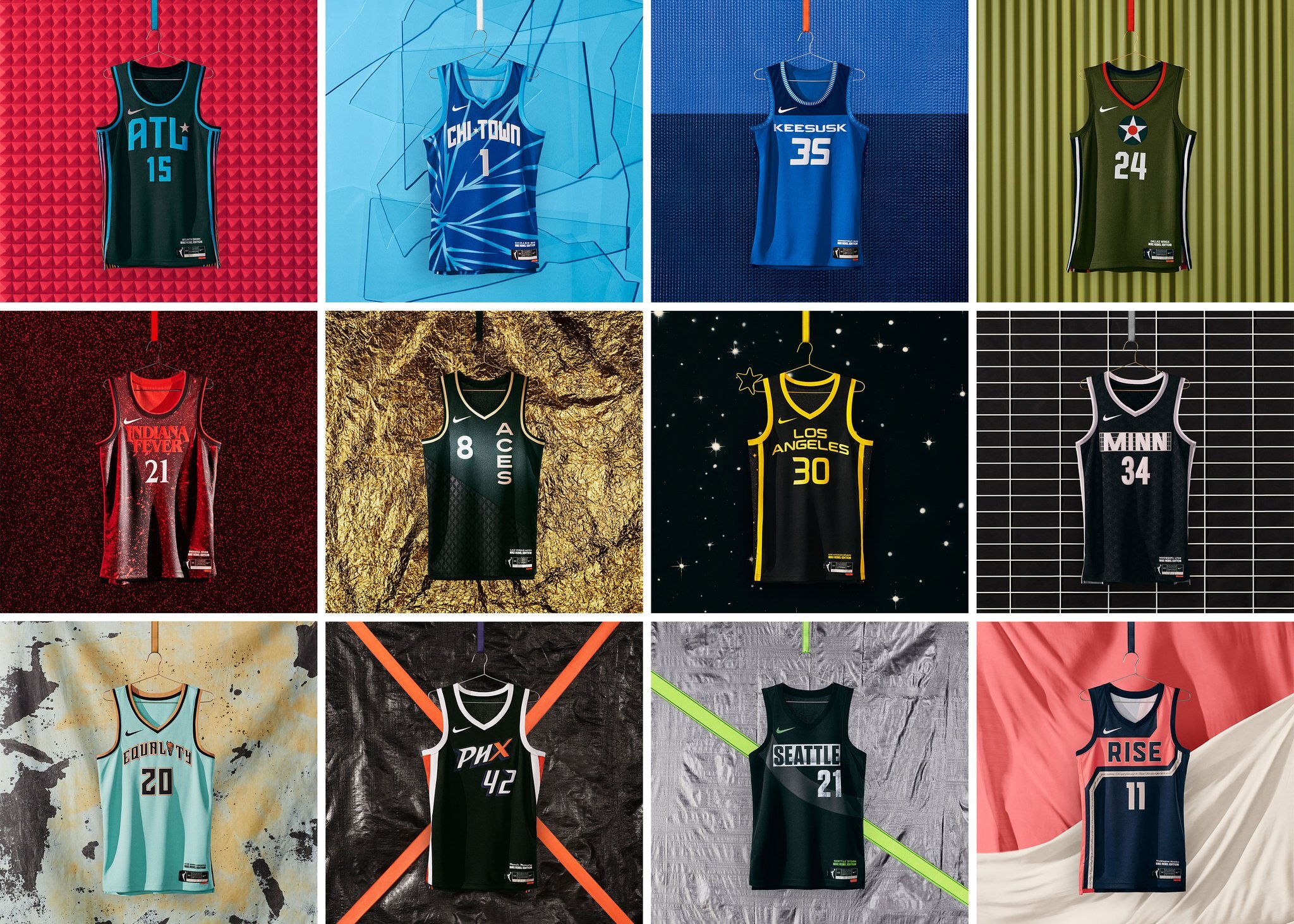 2021 WNBA Nike H.E.R. Jerseys