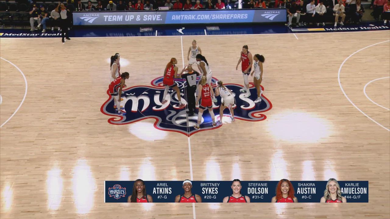 Washington Mystics vs. New York Liberty - Game Highlights