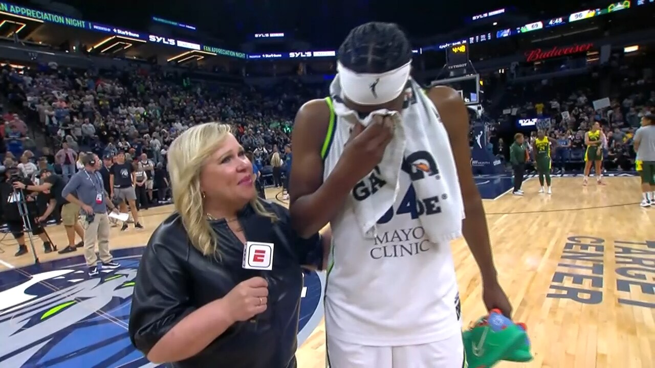 Sylvia Fowles emotional post game interview